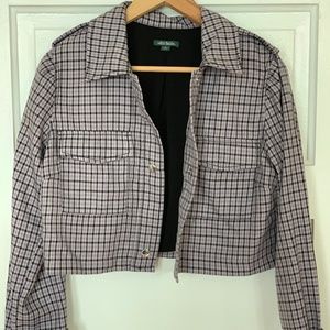 Wild Fable (Target) Cropped Plaid Jacket